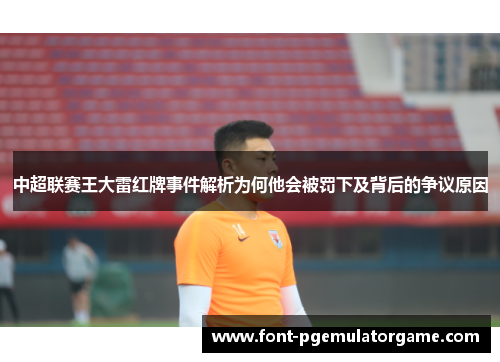 中超联赛王大雷红牌事件解析为何他会被罚下及背后的争议原因