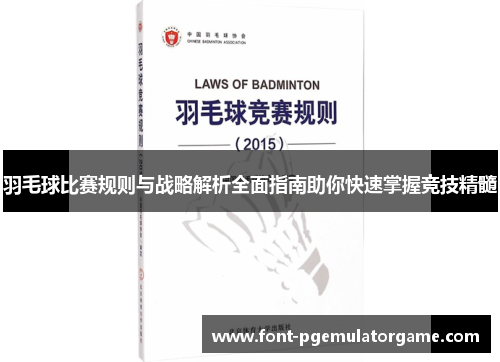 羽毛球比赛规则与战略解析全面指南助你快速掌握竞技精髓