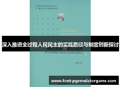 深入推进全过程人民民主的实践路径与制度创新探讨