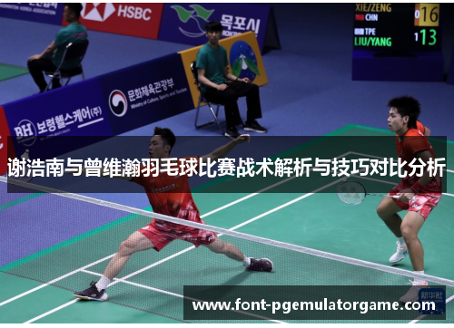 谢浩南与曾维瀚羽毛球比赛战术解析与技巧对比分析