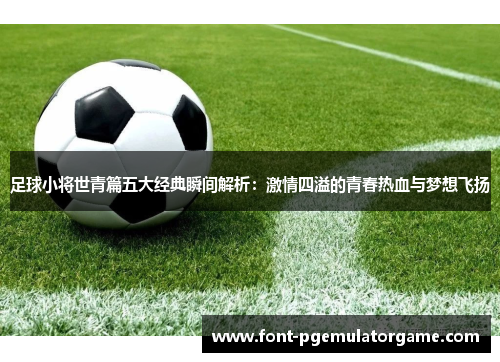 足球小将世青篇五大经典瞬间解析：激情四溢的青春热血与梦想飞扬